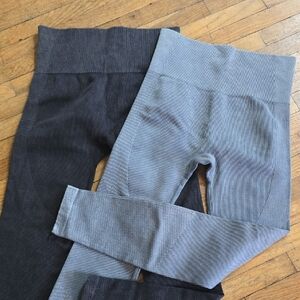 JoyLab Black and Gray High-Waisted Leggings